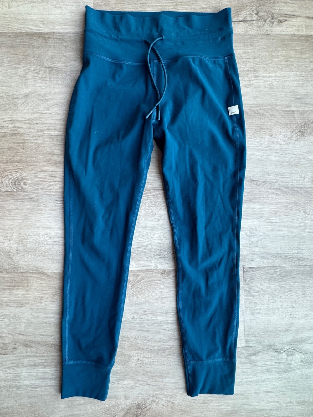 Vuori Daily Teal Leggings with Drawstring